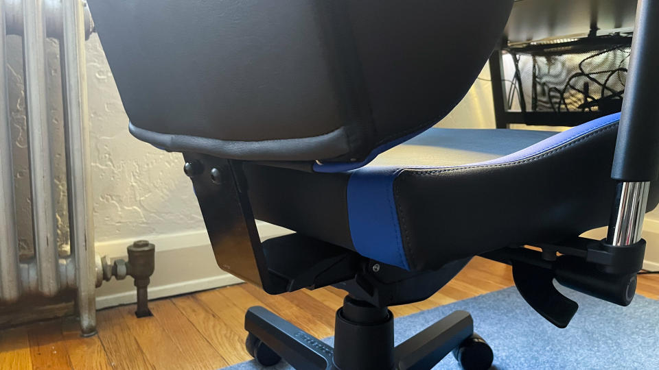 The Noblechairs Epic Compact featuring adjustable seat depth