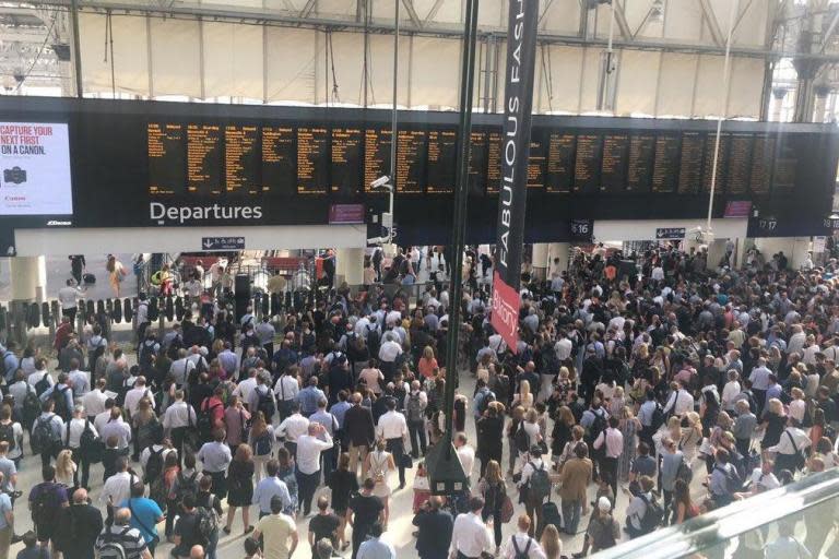 London Waterloo train delays: South Western Railway commuters face four days of travel misery sparked by heatwave