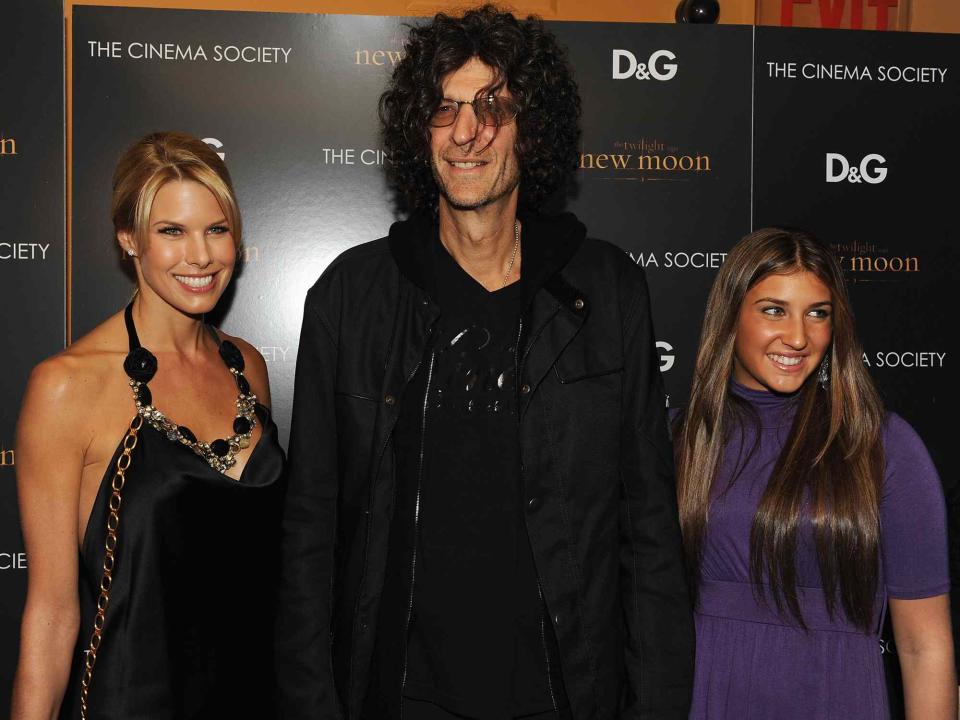 <p>Theo Wargo/WireImage</p> Beth Ostrosky, Howard Stern and his daughter, Ashley, at the screening of "The Twilight Saga: New Moon" in 2009.