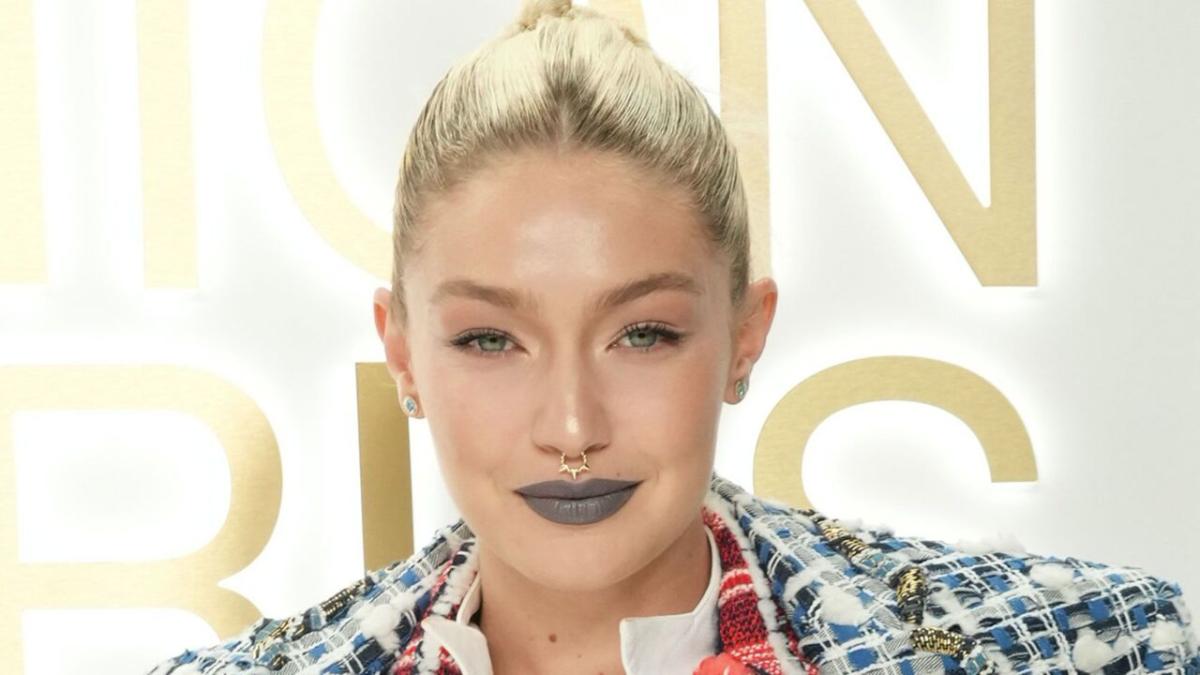 Gigi Hadid Nails Spring Neutrals in Modest, Tonal Tailoring