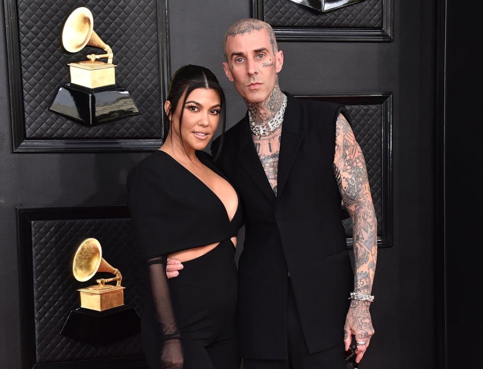 Kourtney Kardashian and Travis Barker tied the knot in a fairytale wedding  (Jordan Strauss/Invision/AP)