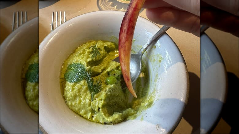 split pea hummus