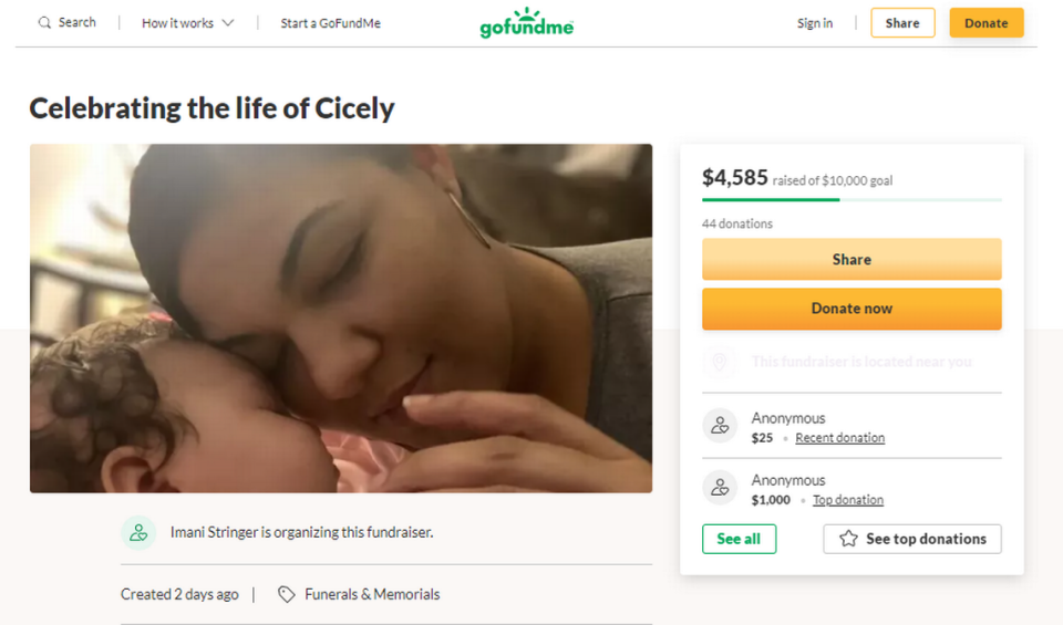 The family of Cicely Shirley, a 35-year-old mother of six who was shot and killed Friday amid a surge of Kansas City violence, has created a GoFundMe page seeking donations for medical and funeral expenses.