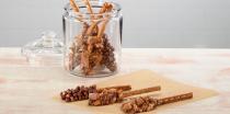 <p>Pretzel sticks are already a great <a href="https://www.thedailymeal.com/eat/snack-food-every-state?referrer=yahoo&category=beauty_food&include_utm=1&utm_medium=referral&utm_source=yahoo&utm_campaign=feed" rel="nofollow noopener" target="_blank" data-ylk="slk:snack food;elm:context_link;itc:0;sec:content-canvas" class="link ">snack food</a> to have around the house, but this recipe will satisfy your sweet and salty cravings all at once. Dip your pretzel sticks in melted chocolate, sprinkle pieces of Butterfinger, Baby Ruth and Buncha Crunch and then freeze until solid enough to eat.</p> <p><a href="https://www.thedailymeal.com/recipe/pretzel-sticks-chocolate-candy-recipe?referrer=yahoo&category=beauty_food&include_utm=1&utm_medium=referral&utm_source=yahoo&utm_campaign=feed" rel="nofollow noopener" target="_blank" data-ylk="slk:For the Pretzel Sticks with Butterfinger, Baby Ruth and Buncha Crunch recipe, click here.;elm:context_link;itc:0;sec:content-canvas" class="link ">For the Pretzel Sticks with Butterfinger, Baby Ruth and Buncha Crunch recipe, click here.</a></p>