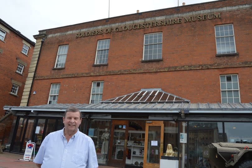 Director and Trustee at the Soldiers of Gloucestershire Museum, Len Evans