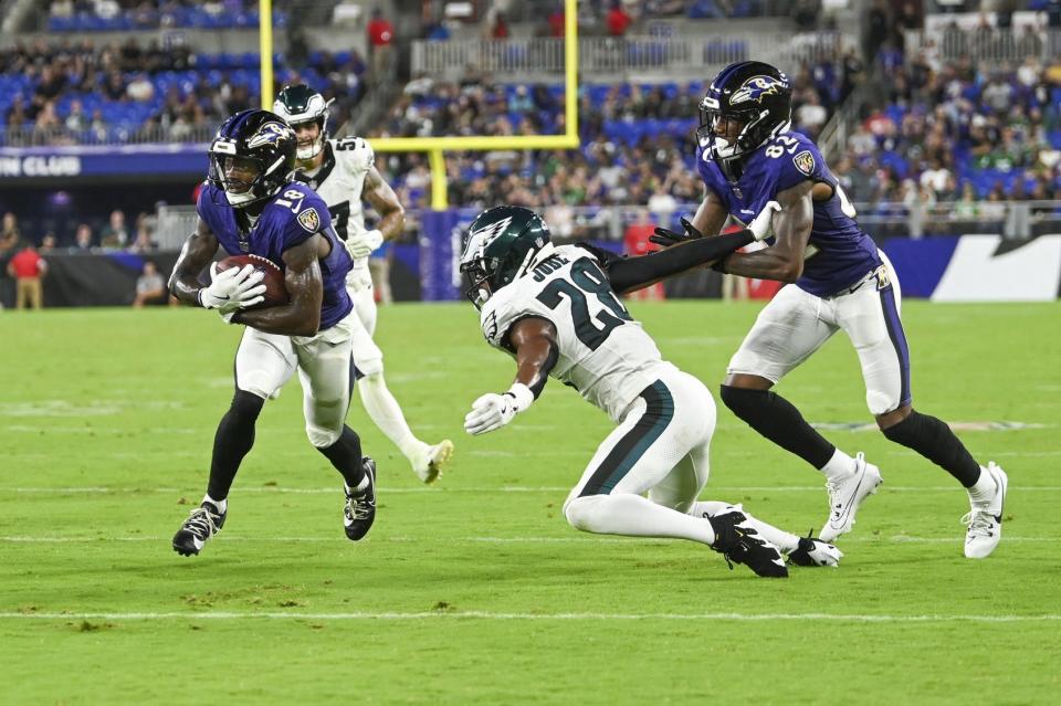 Ravens snap count vs. Eagles Breakdown, observations from preseason