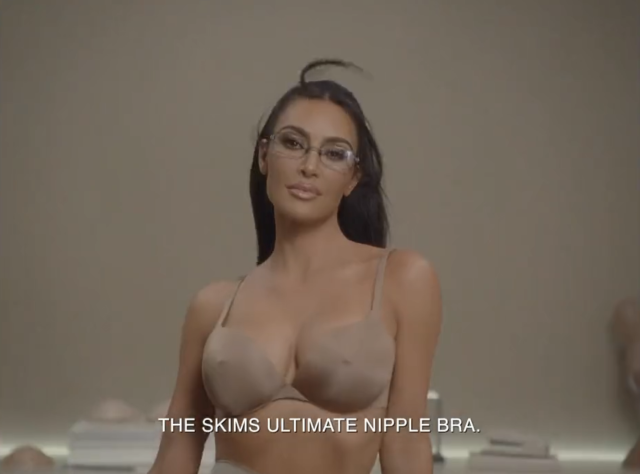 Kim Kardashian's Climate-Focused Skims Nipple Bra Advertising Is, In My  Humble Opinion, A Bit Of A Dystopian Mess