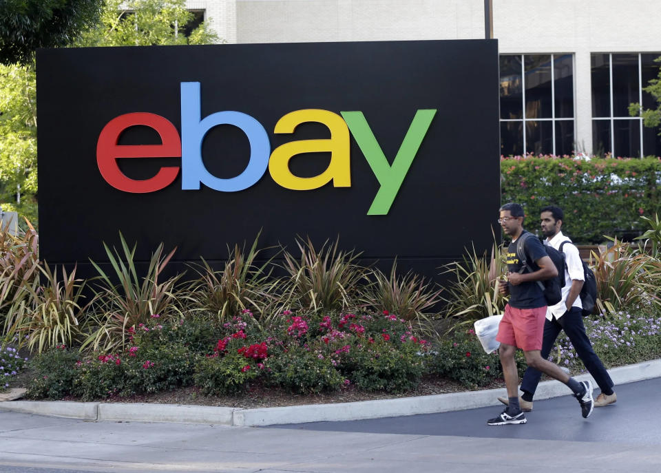 The headquarters of eBay Inc., which runs an international online marketplace matching buyers and sellers.