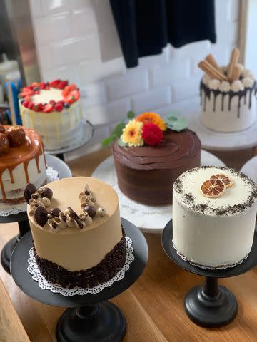 <p>Courtesy of Megan Potthoff</p> Cakes from 'Sitting in Bars with Cake'