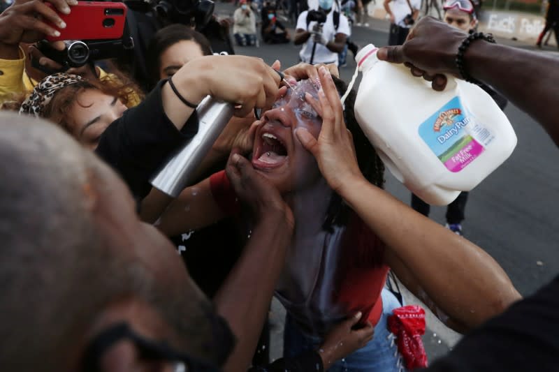 FILE PHOTO: Protests in Minneapolis after the death of George Floyd