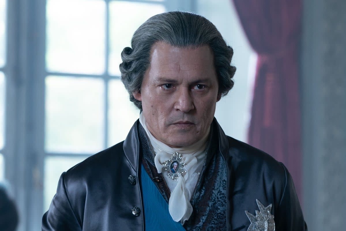 Remarkably listless: Depp in Maïwenn’s ‘Jeanne du Barry’ (Stéphanie Branchu/Why Not Productions)