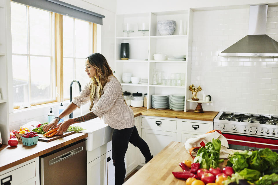 Experts say eating a balanced diet is best for gut health. (Getty Images)