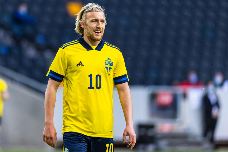 Der Schwede Emil Forsberg trägt normalerweise das Trikot von RB Leipzig. (Bild: Getty Images)