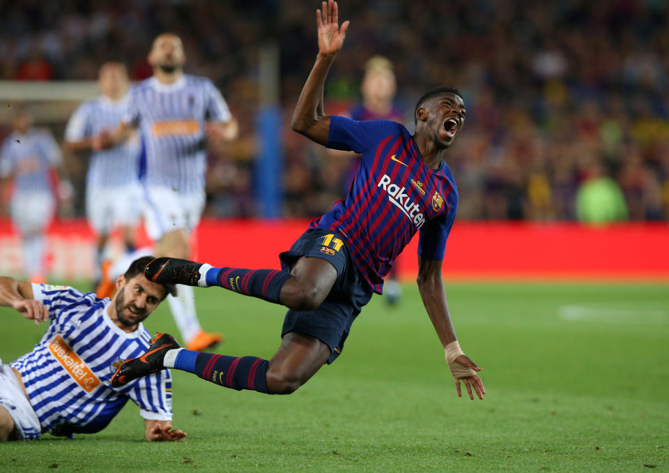 Grosse frayeur pour Dembélé avant la Coupe du monde (photo AFP).