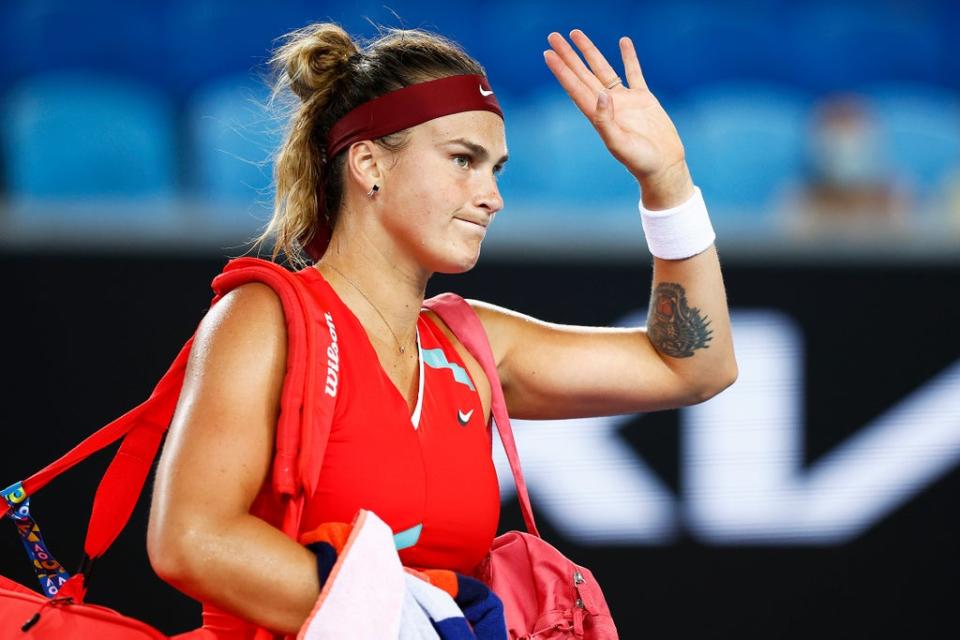 Aryna Sabalenka’s tournament is over (Getty Images)