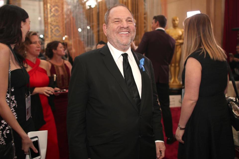 Harvey Weinstein at the Oscars before his conviction (Getty Images)