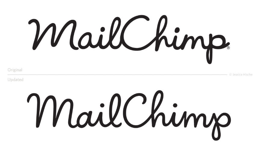  MailChimp before and after. 