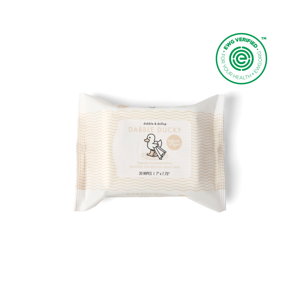 Dabble Ducky Infant Face & Neck Wipes