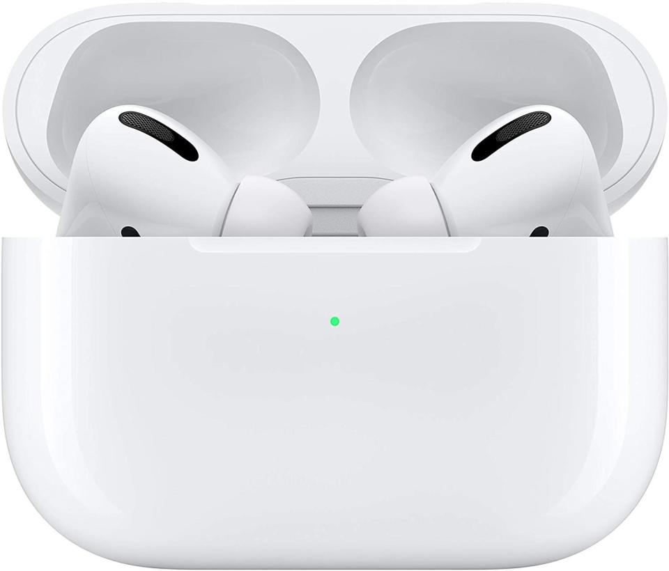 The "shopping holiday" had a few deep discounts from Apple, including on <a href="https://www.huffpost.com/entry/prime-day-2020-apple-deals-airpods-macbook-apple-watch-iphone-ipad_l_5f75feb1c5b6c35a64194b95" target="_blank" rel="noopener noreferrer">MacBooks and iPads</a>. The best deal we saw though was on the latest Apple AirPods Pro, which have a noise-canceling mode. It's the <a href="https://www.huffpost.com/entry/prime-day-2020-airpods-deals_l_5f4d1233c5b6cf66b2bb2586" target="_blank" rel="noopener noreferrer">cheapest</a> we've seen them go for so far. But they have increased in price slightly now. <a href="https://amzn.to/2Tl8qnX" target="_blank" rel="noopener noreferrer">Find them on sale for $219 at Amazon</a>.