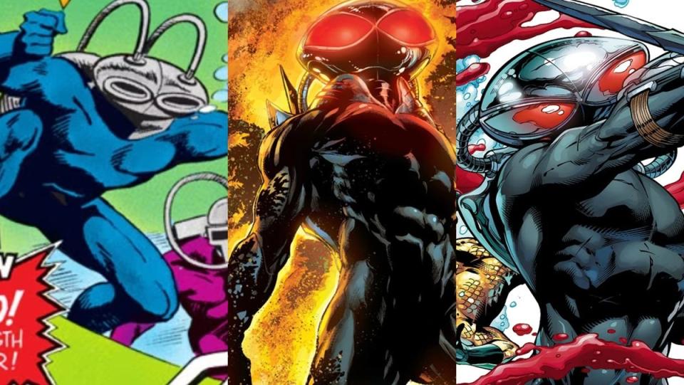 Black Manta, Aquaman's most famous adversary. 