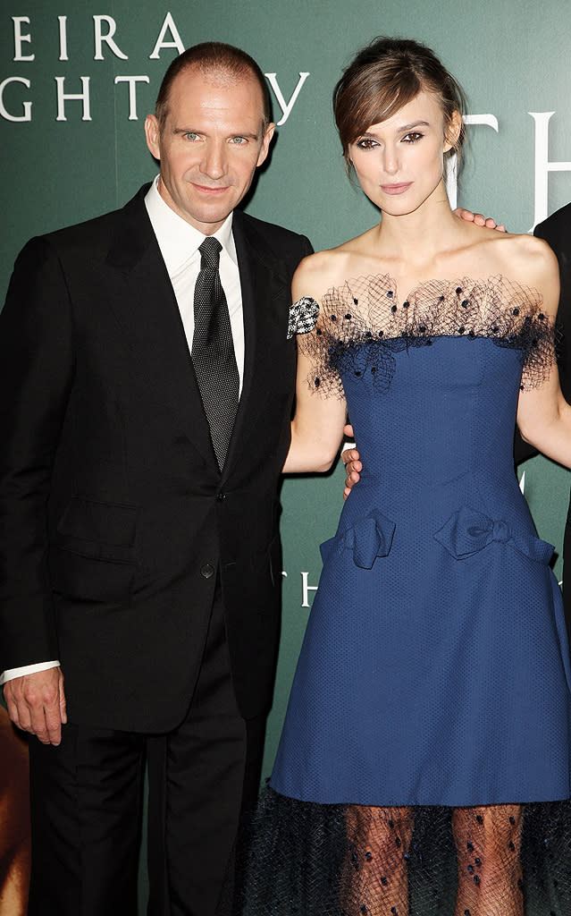 The Duchess UK Premiere 2008 Ralph Fiennes Keira Knightley