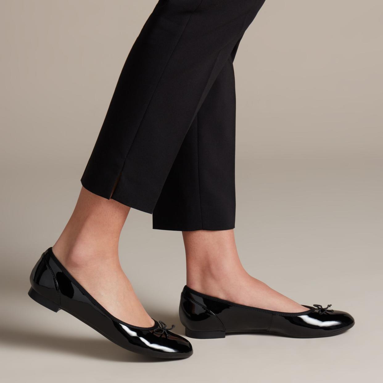 Also available in a wide fit, these are giving us all the Audrey Hepburn vibes. (Clarks)