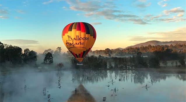 The balloon belongs to Balloon Safaris. Source: Instagram/BalloonSafari