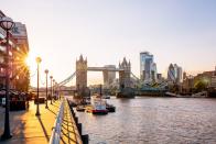 <p>Even though the weather might not be ideal, flying to London in February and March is way cheaper than during peak season in January. Flight prices can dip as low as <a href="https://www.kayak.com/flight-routes/United-States-US0/London-LON?gclid=CjwKCAiA4Y7yBRB8EiwADV1haft6lLNgS1u85NaM7WjdV2bbyGHDdD_FxUFRoJNGfStO7GwffcCYpRoCy0MQAvD_BwE" rel="nofollow noopener" target="_blank" data-ylk="slk:$400 per person;elm:context_link;itc:0;sec:content-canvas" class="link ">$400 per person</a>, roundtrip. Stay at <a href="https://thepilgrm.com/" rel="nofollow noopener" target="_blank" data-ylk="slk:The Pilgrm Hotel;elm:context_link;itc:0;sec:content-canvas" class="link ">The Pilgrm Hotel</a> in Paddington for a sensible rate. </p>