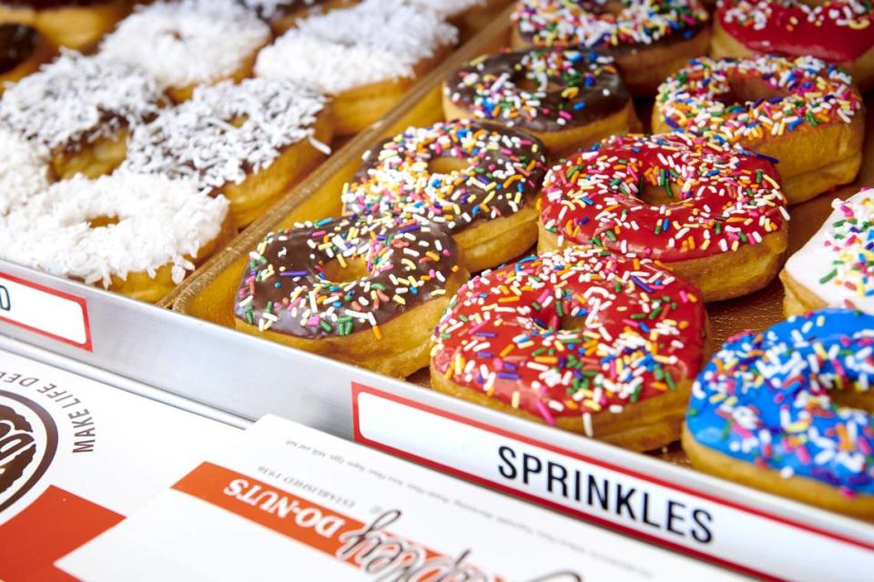 Shipley Do-Nuts has more than 60 varieties, including iced, cake and filled versions.