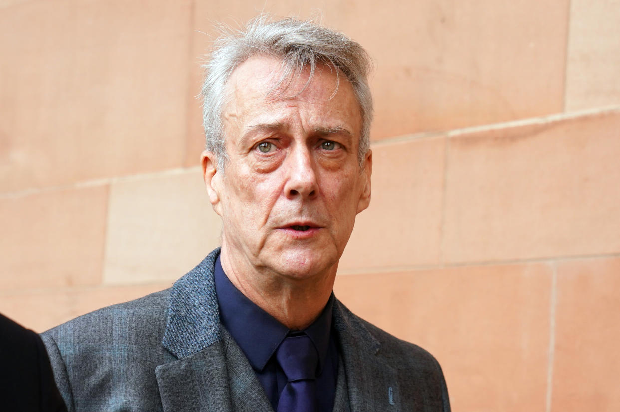 Actor Stephen Tompkinson arrives at Newcastle Crown Court where he is on trial charged with inflicting grievous bodily harm. The 57-year-old, denies the offence, which is said to have happened in May 2021. Picture date: Wednesday May 10, 2023. (Photo by Owen Humphreys/PA Images via Getty Images)