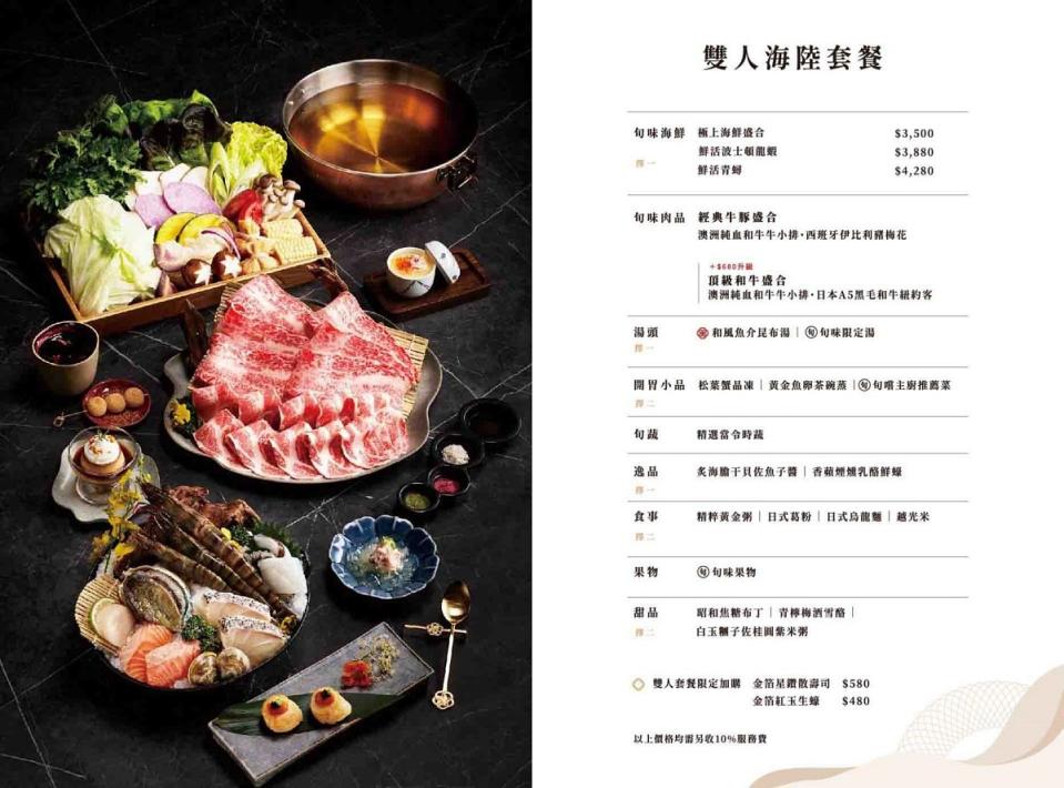 火鍋湯底「和風魚介昆布湯」，以北海道昆布，加入日本柴魚、魚骨慢火熬製，金黃色的高湯十分甘甜 圖片來源：王品
