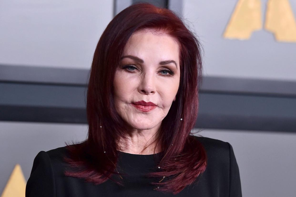 Priscilla Presley arrives at the Governors Awards