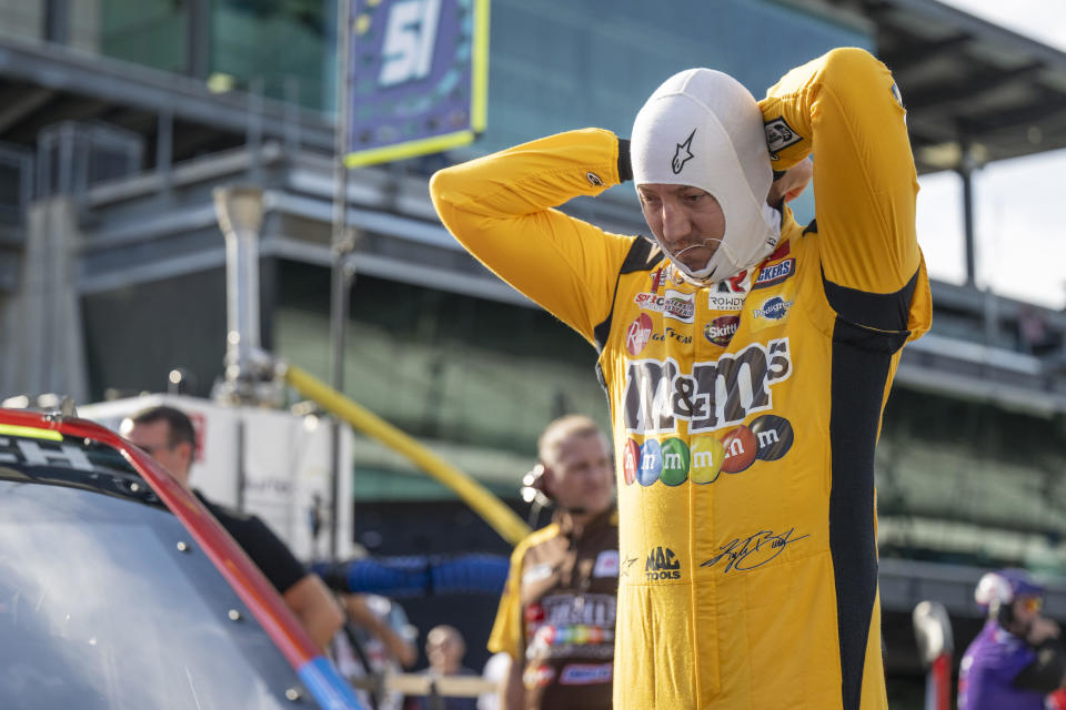 <em>Kyle Busch has more than 200 victories across NASCAR’s three national series (Marc Lebryk/USA TODAY Sports).</em>