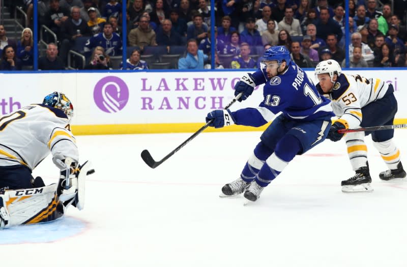 NHL: Buffalo Sabres at Tampa Bay Lightning