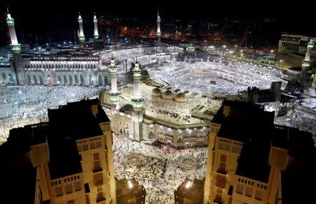 FILE PHOTO: General view of the Kaaba at the Grand Mosque in Mecca, Saudi Arabia September 9, 2016. REUTERS/Ahmed Jadallah/File Photo TPX IMAGES OF THE DAY