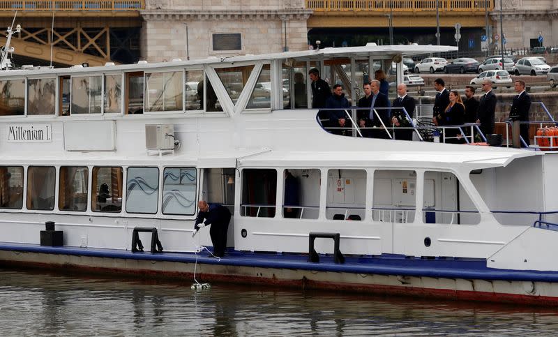 1st anniversary of the Mermaid boat accident in Budapest