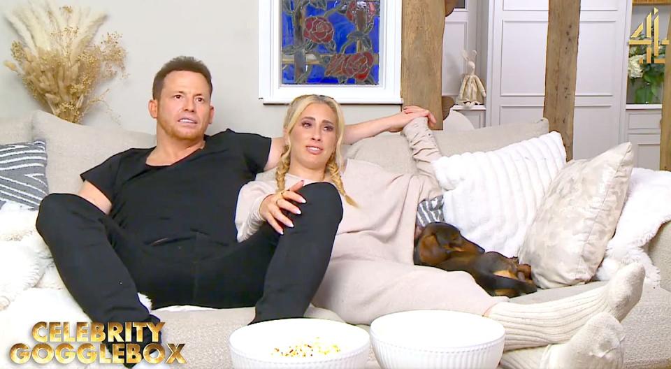 joe swash and stacey solomon on celebrity gogglebox