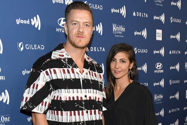 Kevin Mazur/Getty Dan Reynolds and Aja Volkman