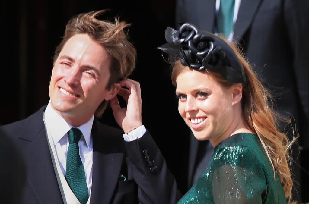 Princess Beatrice and her husband Edoardo Mapelli Mozzi (Peter Bryne/PA) (PA Wire)