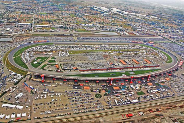 The development of Ross Perot Jr.  plans to build a multimillion-dollar logistics center to replace Fontana's Auto Club Speedway.