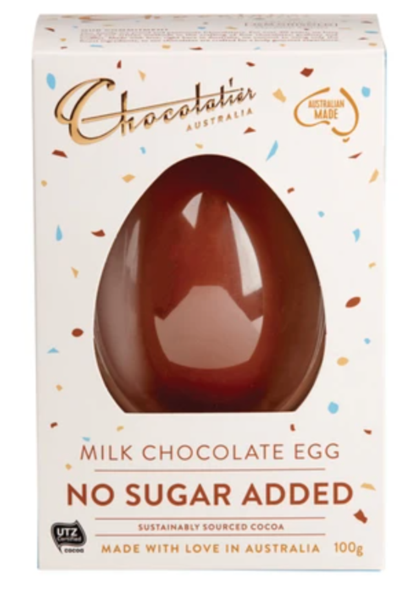 sugar-free, dairy-free and vegan Easter chocolate in Australia

