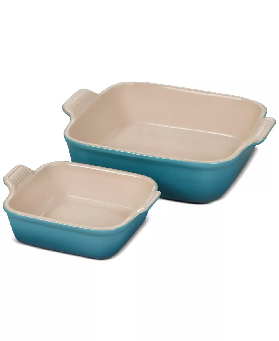 Heritage Square Baking Dishes, Set of 2