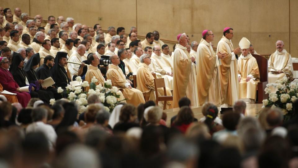Newly ordained auxiliary bishops