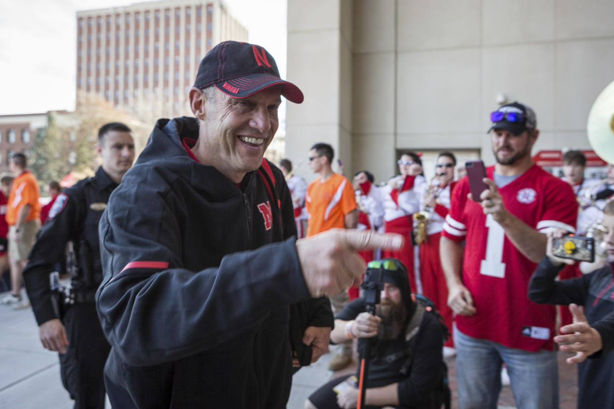 Mike Riley was fired after a 4-8 season at Nebraska. The school hired Scott Frost as his replacement. (AP)