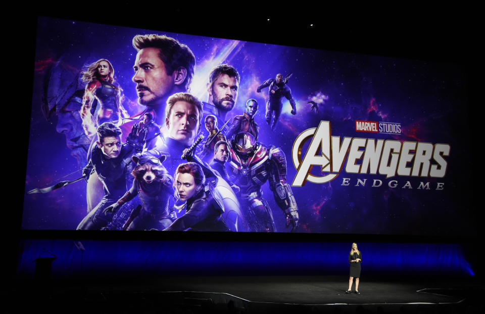 Cathleen Taff, president of distribution, franchise management, business and audience insight for Walt Disney Studios, discusses the upcoming Marvel film 