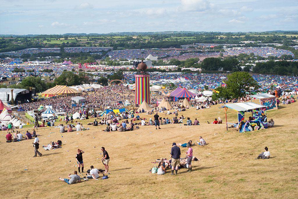 Glastonbury festival has raised £6m for Oxfam since they began a partnership in 1993: Getty Images