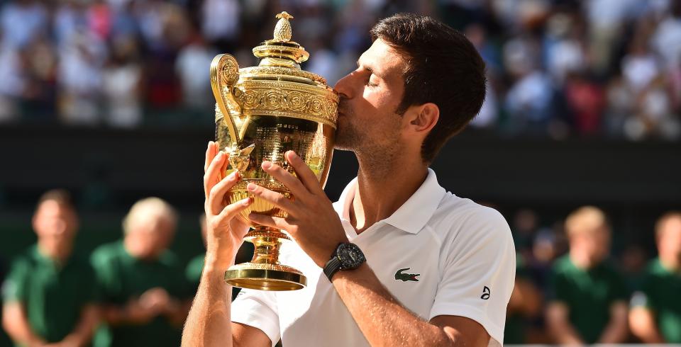 Wimbledon champion Novak Djokovic. (Glyn Kirk/AFP/Getty Images)