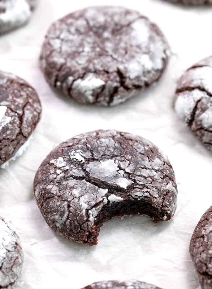 Gluten-Free Chocolate Crinkle Cookies