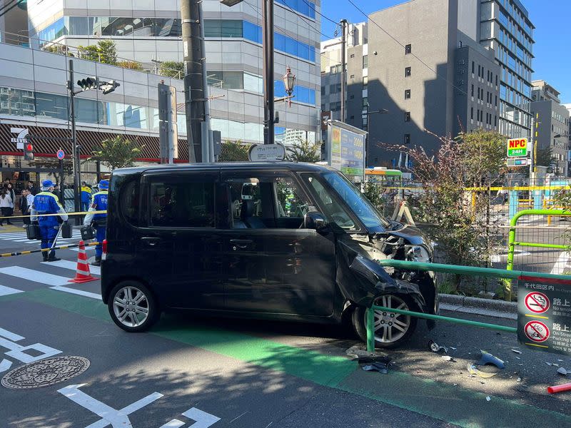 Car crashes into barricade near Israel embassy in Tokyo