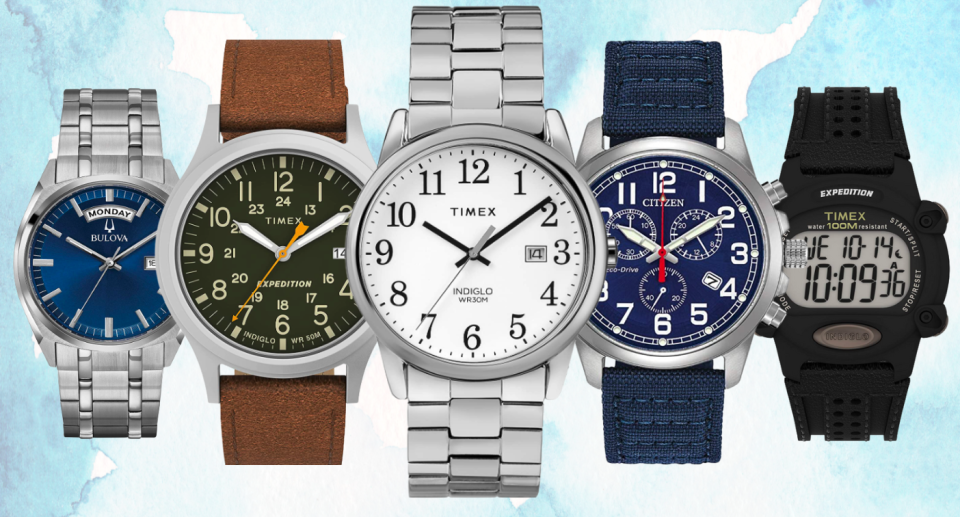 Save on men's watches just in time for Father's Day with Amazon's latest sale. 